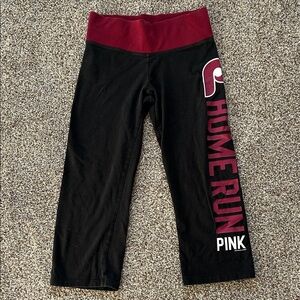 PINK Victoria's Secret 5th & Ocean Philadelphia Phillies capri leggings - XS